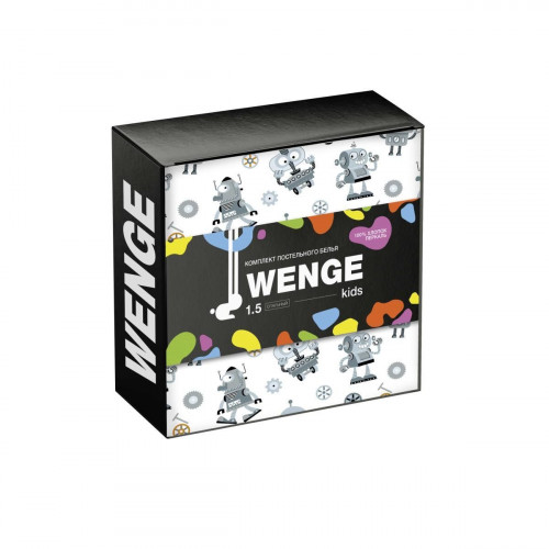 Комплект постельного белья "WENGE" kids (Robots), 1.5 спальный